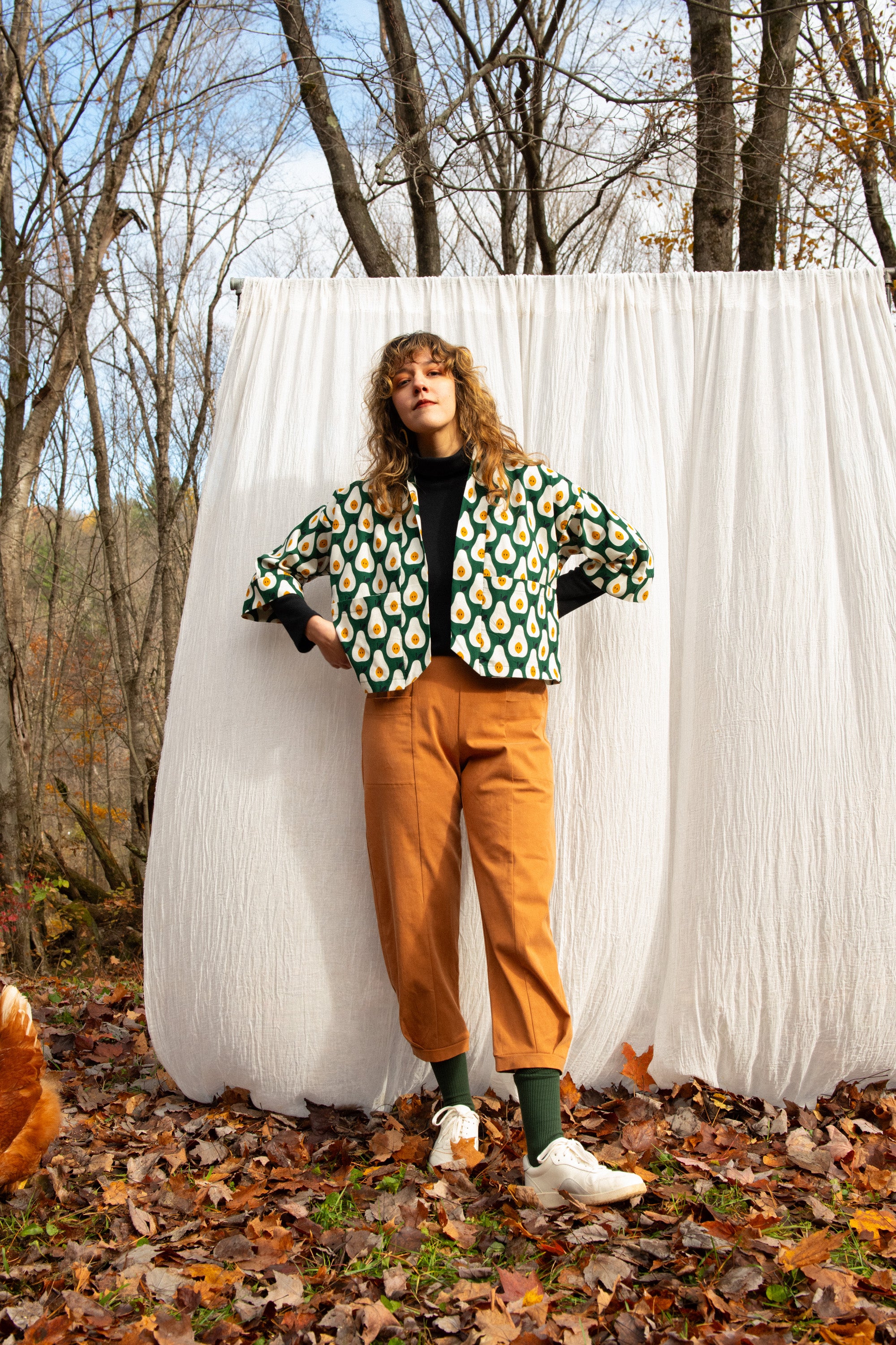 Pantalon NYSSA Terracotta -Lyocell coton OEKOTEX