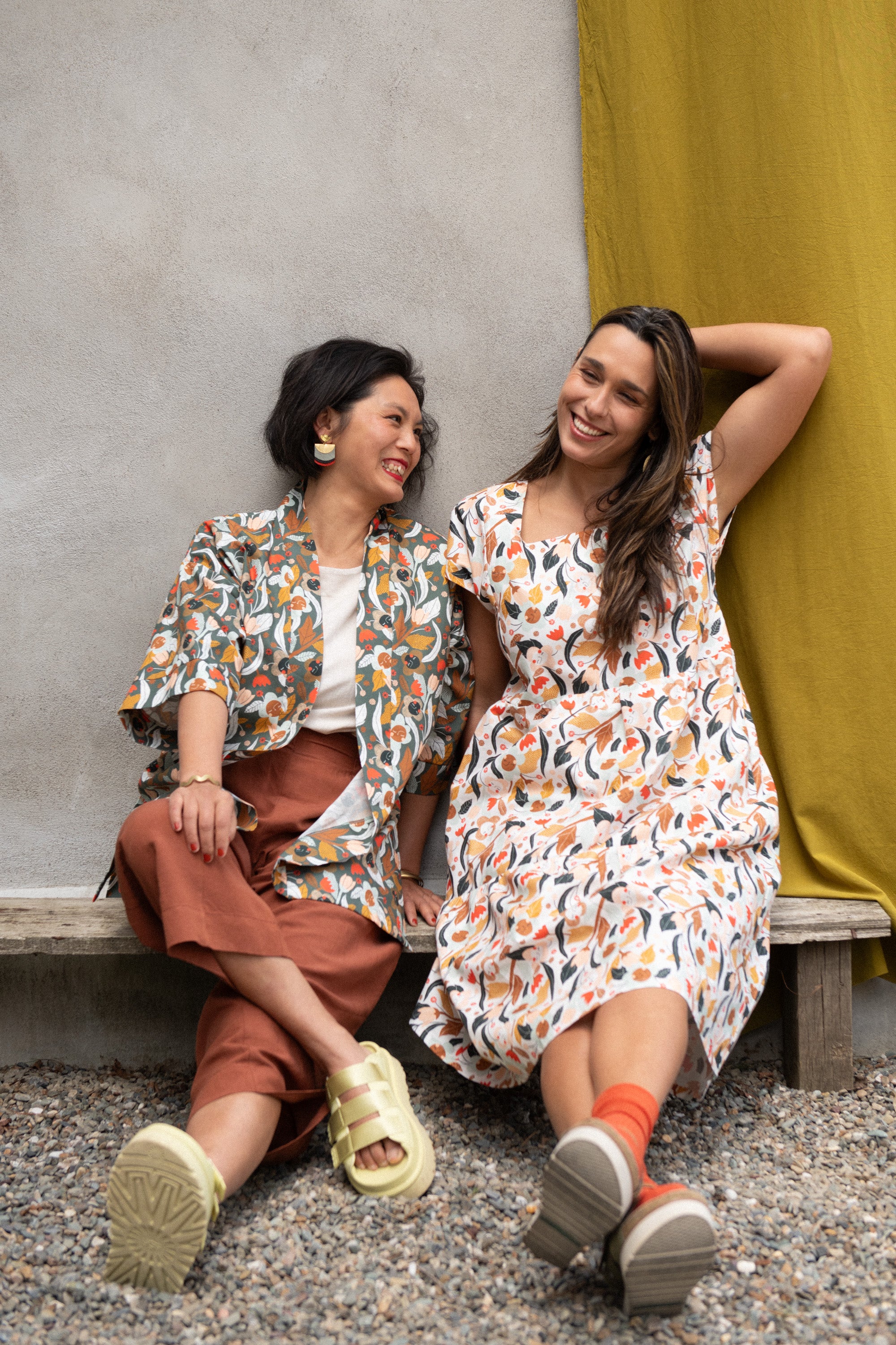 Veste Mirano Fleurs Olives