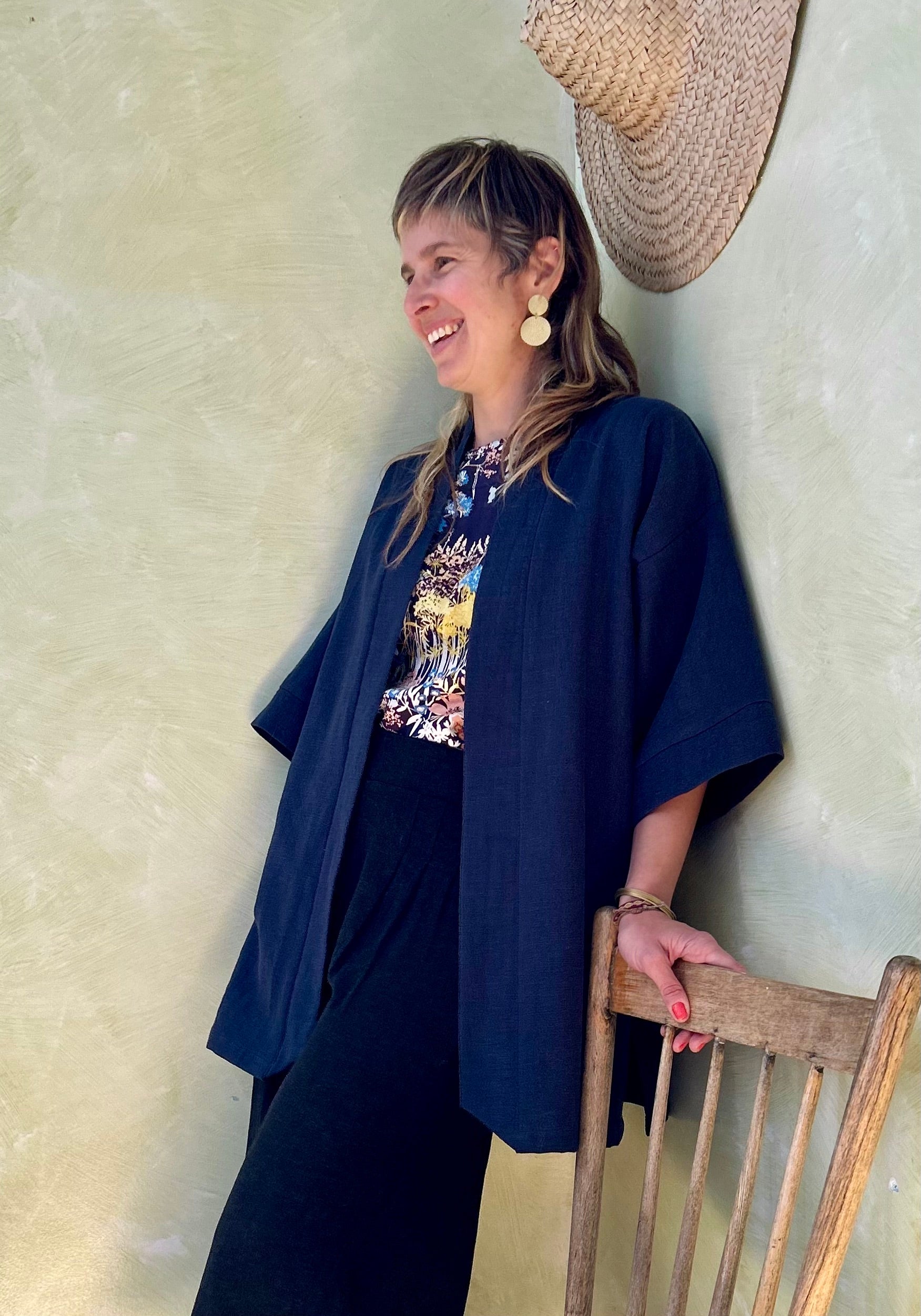 Veste Mirano Indigo Ramie