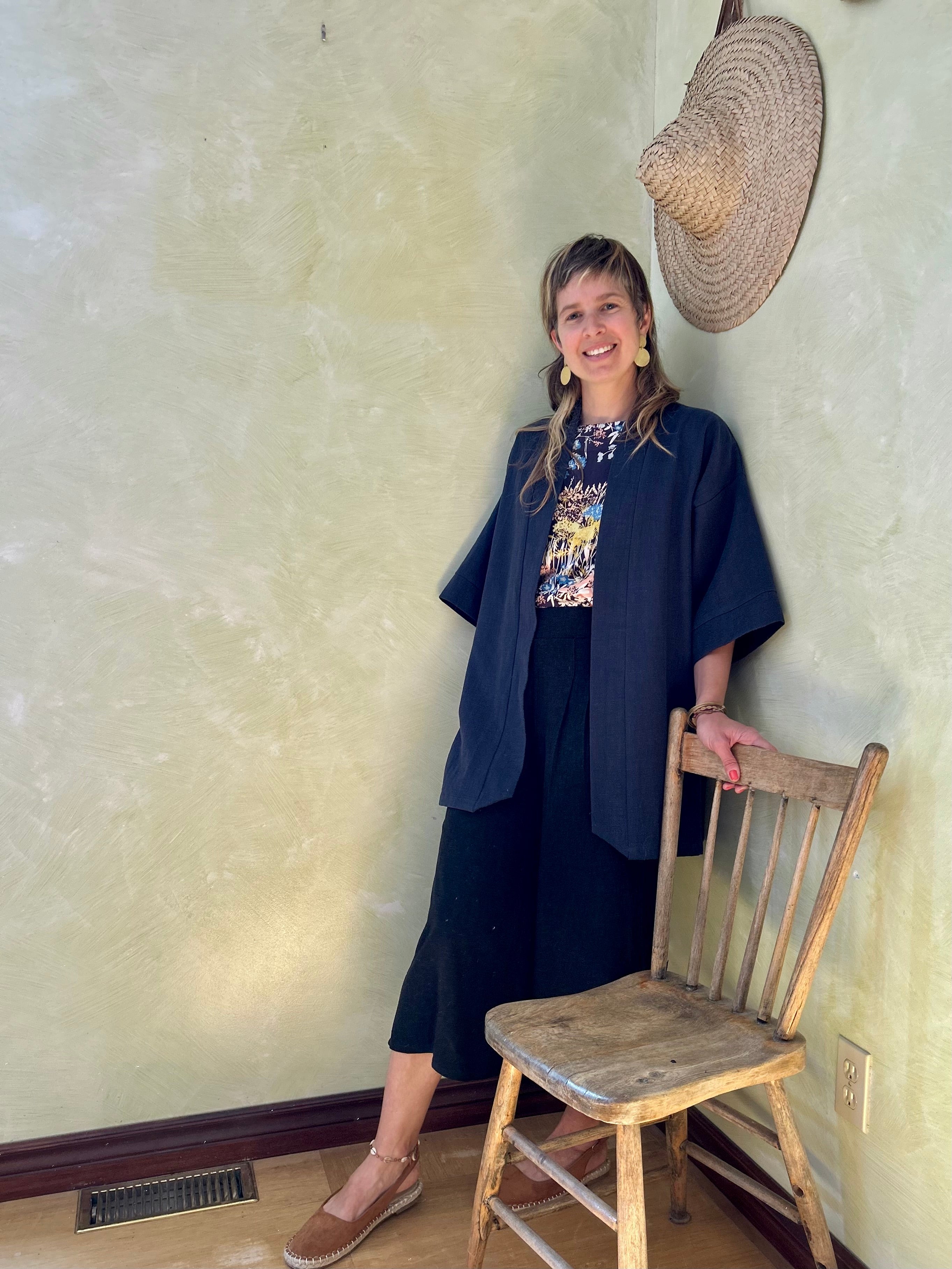 Veste Mirano Indigo Ramie