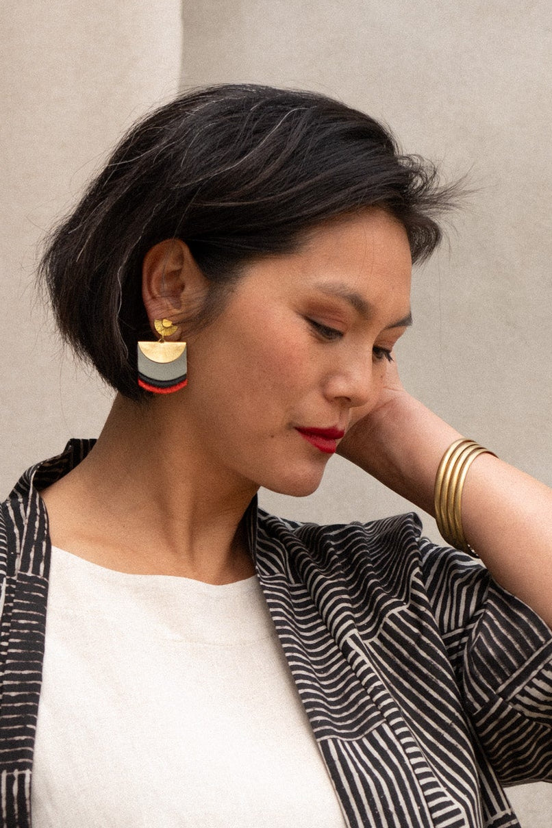 Boucles d'oreilles Roma Couleurs Variées