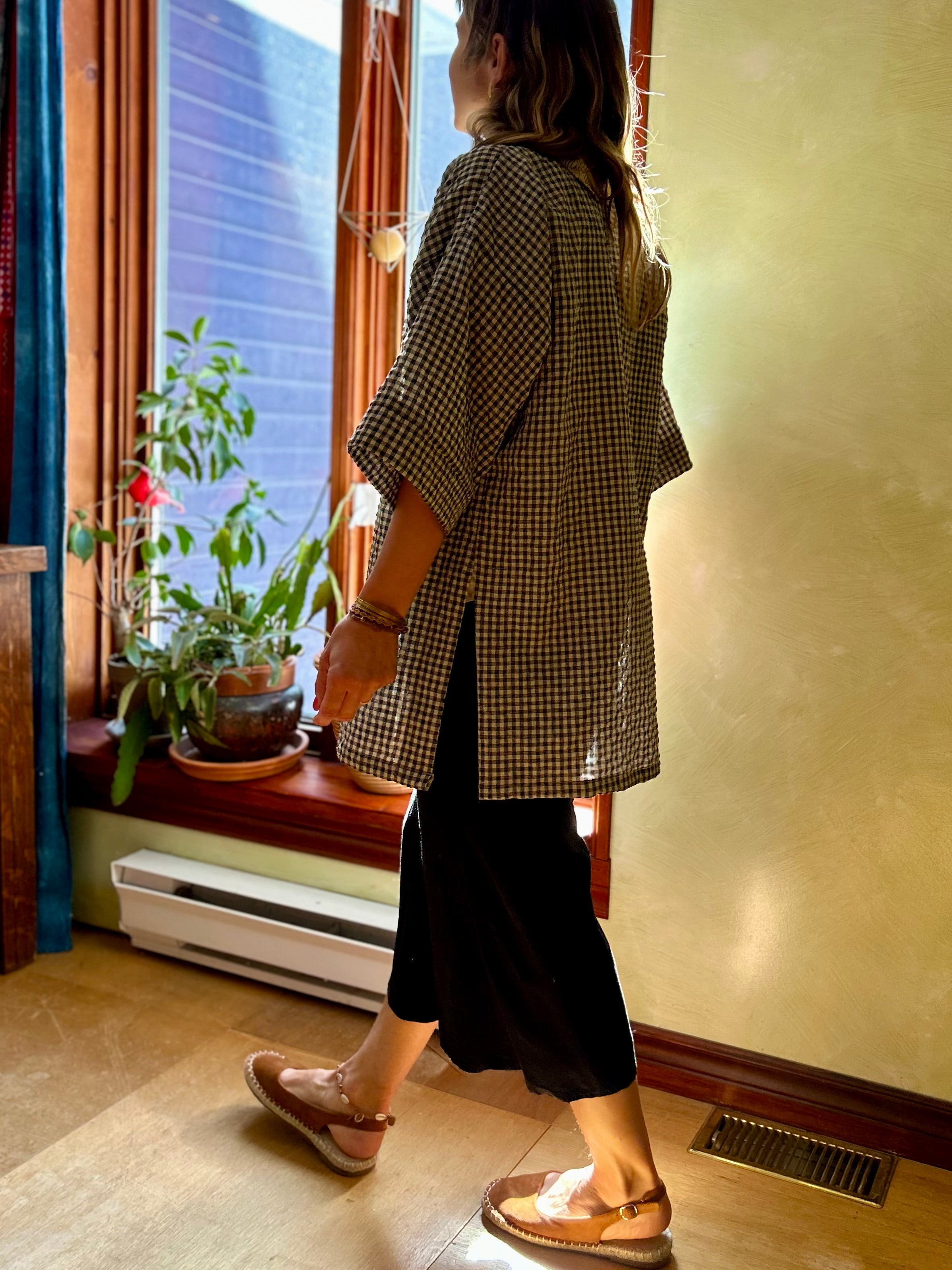 Veste Mirano Vichy Teal