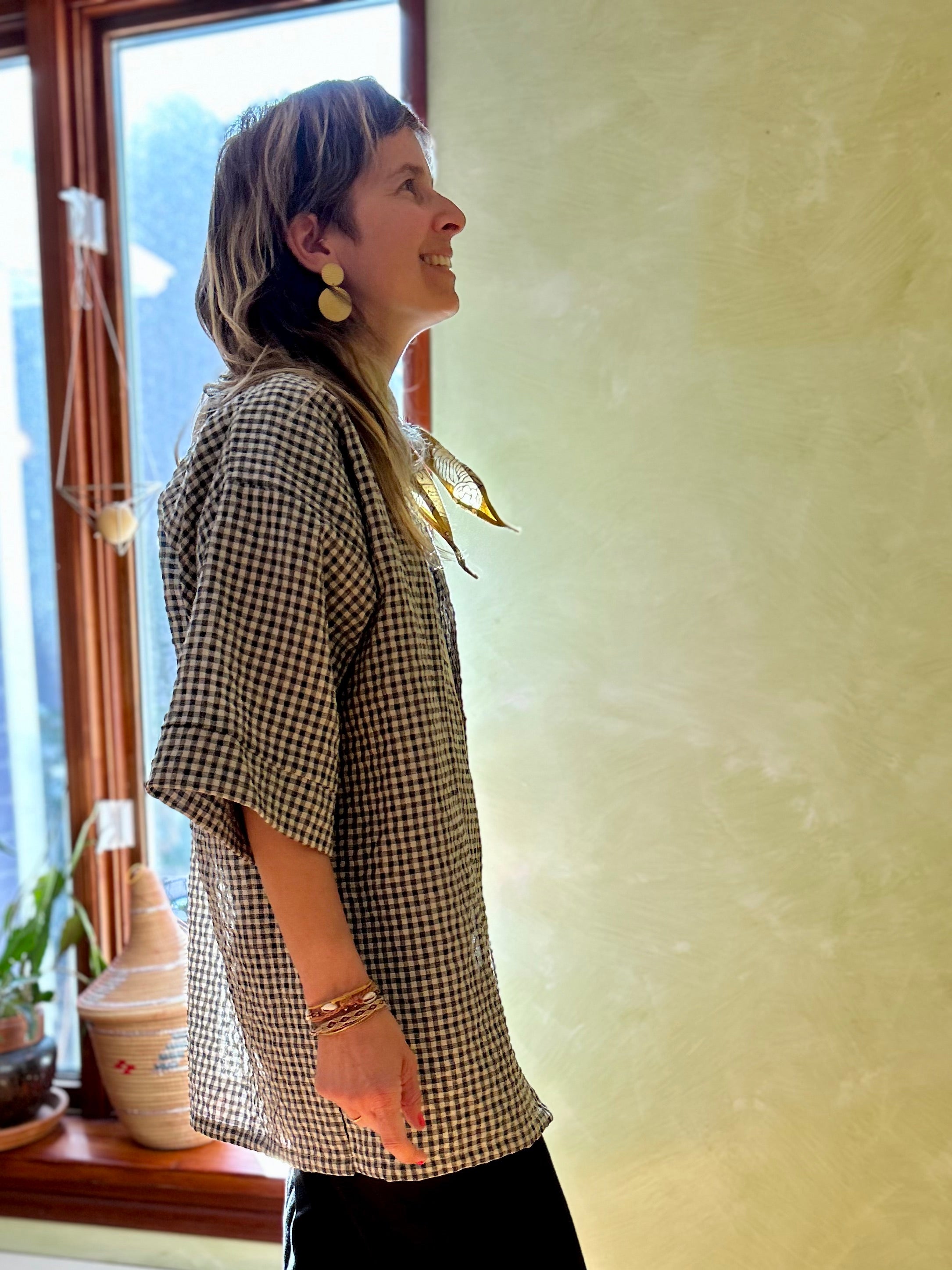 Veste Mirano Vichy Teal