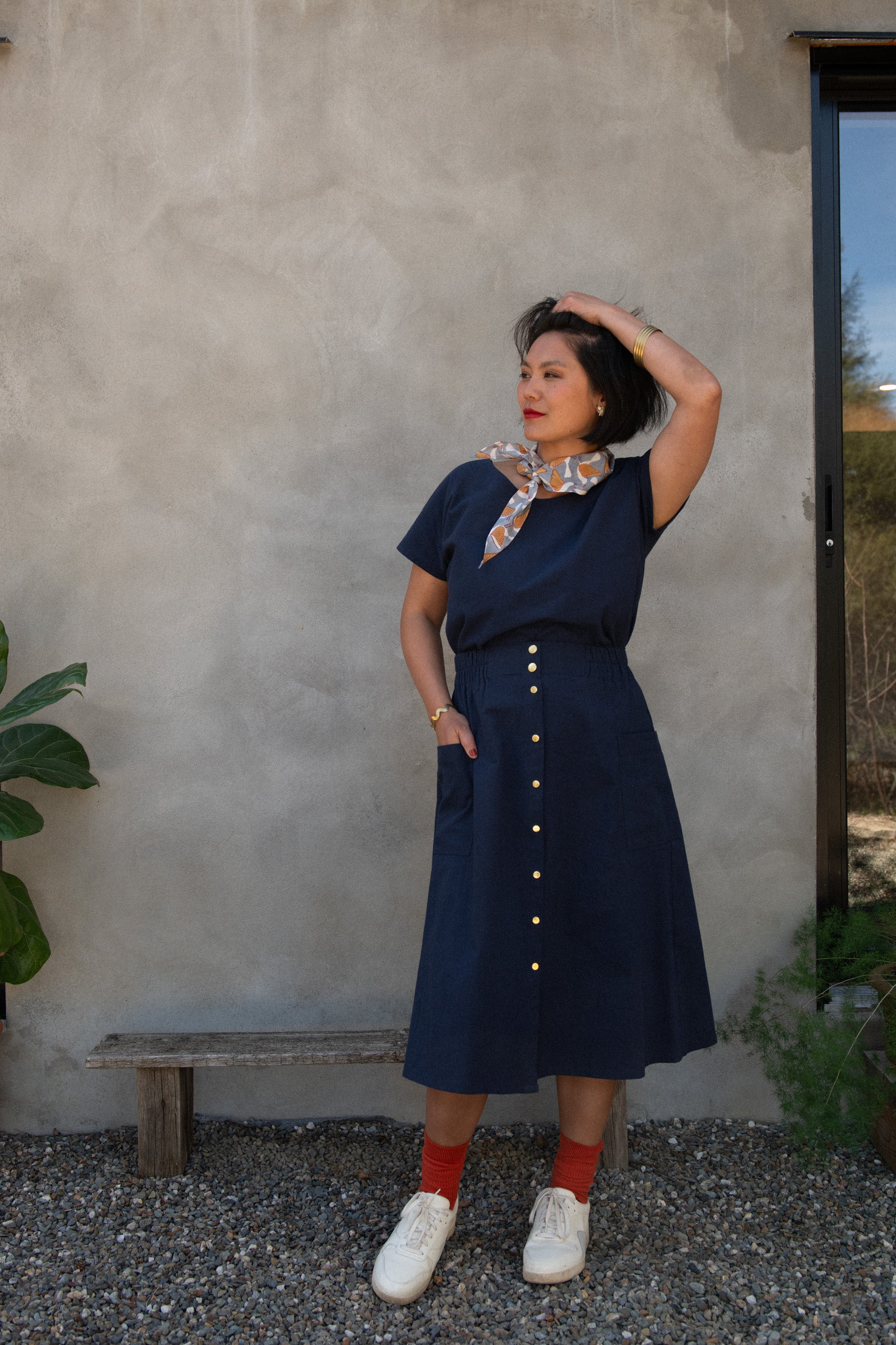 Jupe Nymphea Navy