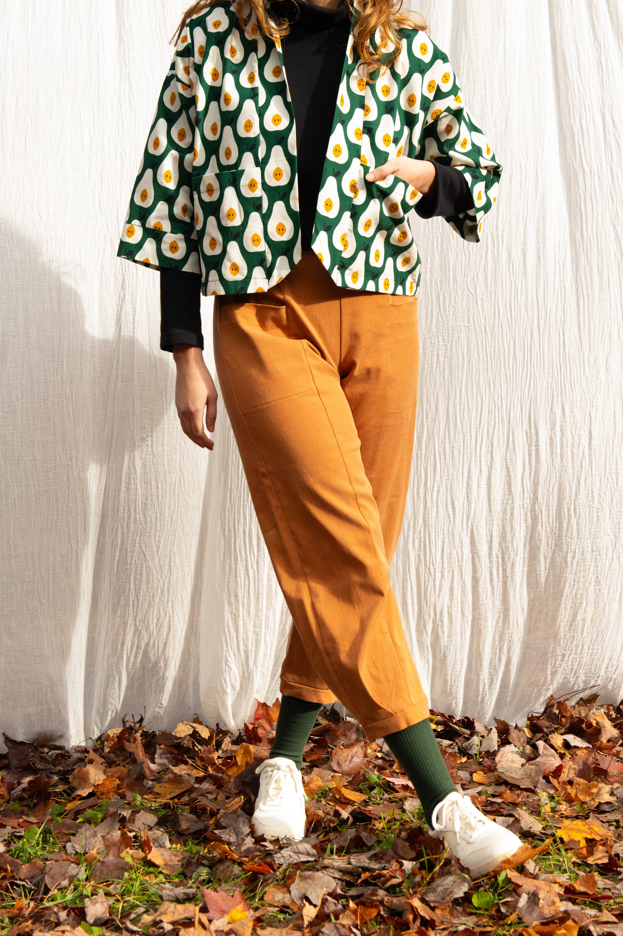 Pantalon NYSSA Terracotta -Lyocell coton OEKOTEX