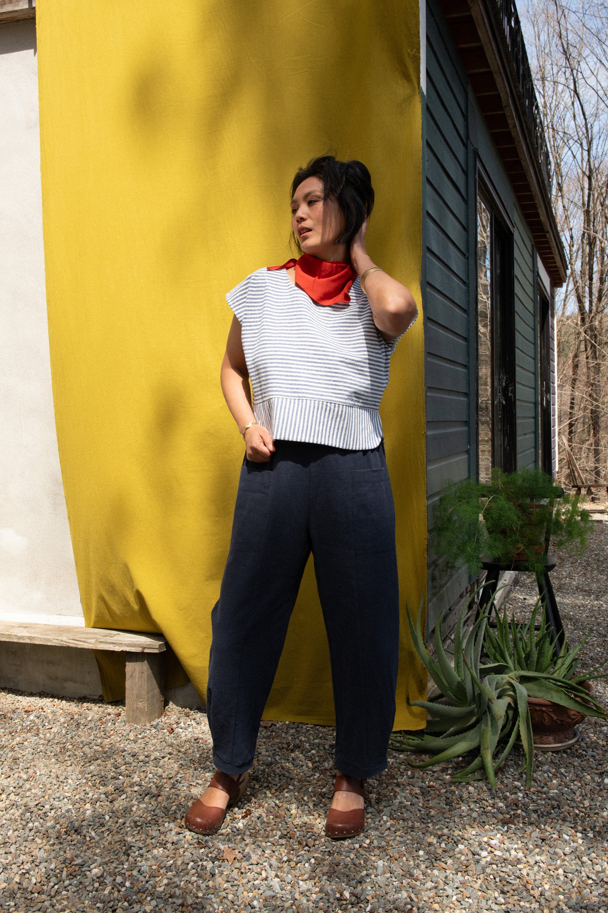 Top Tulipe - Marine -