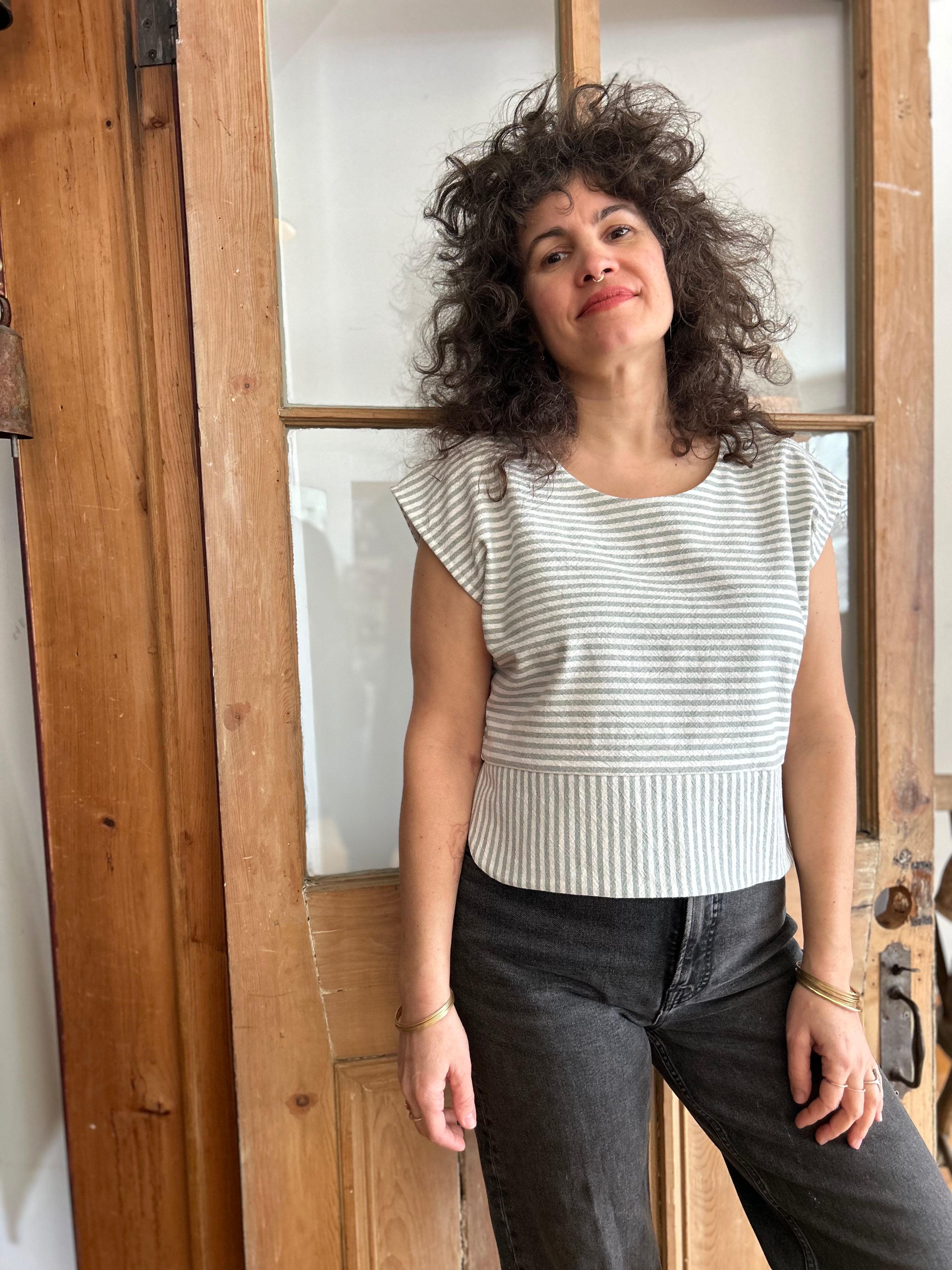 Top Tulipe - Sauge -