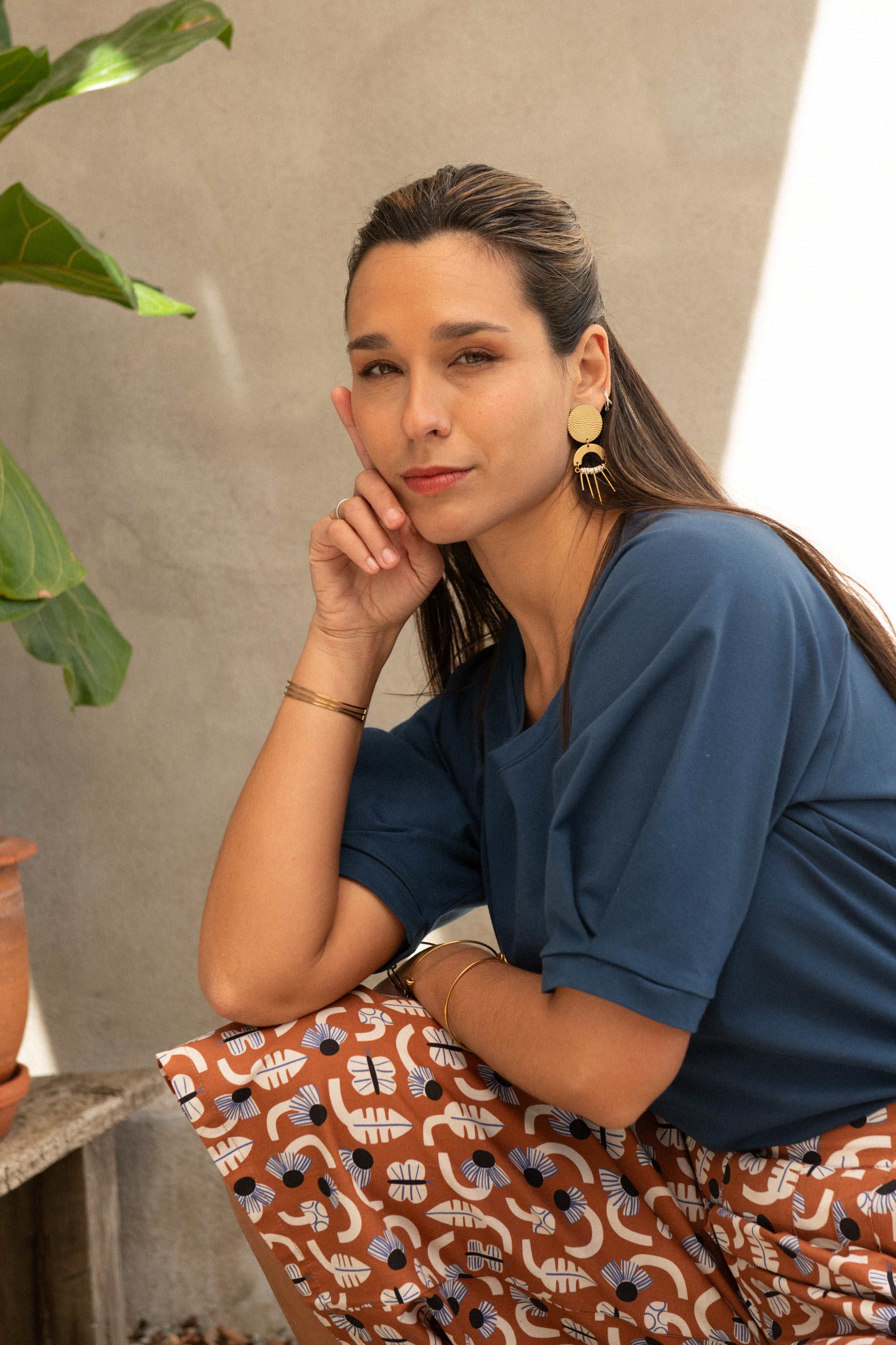 Pantalon Bégonia Foraging Coton Bio