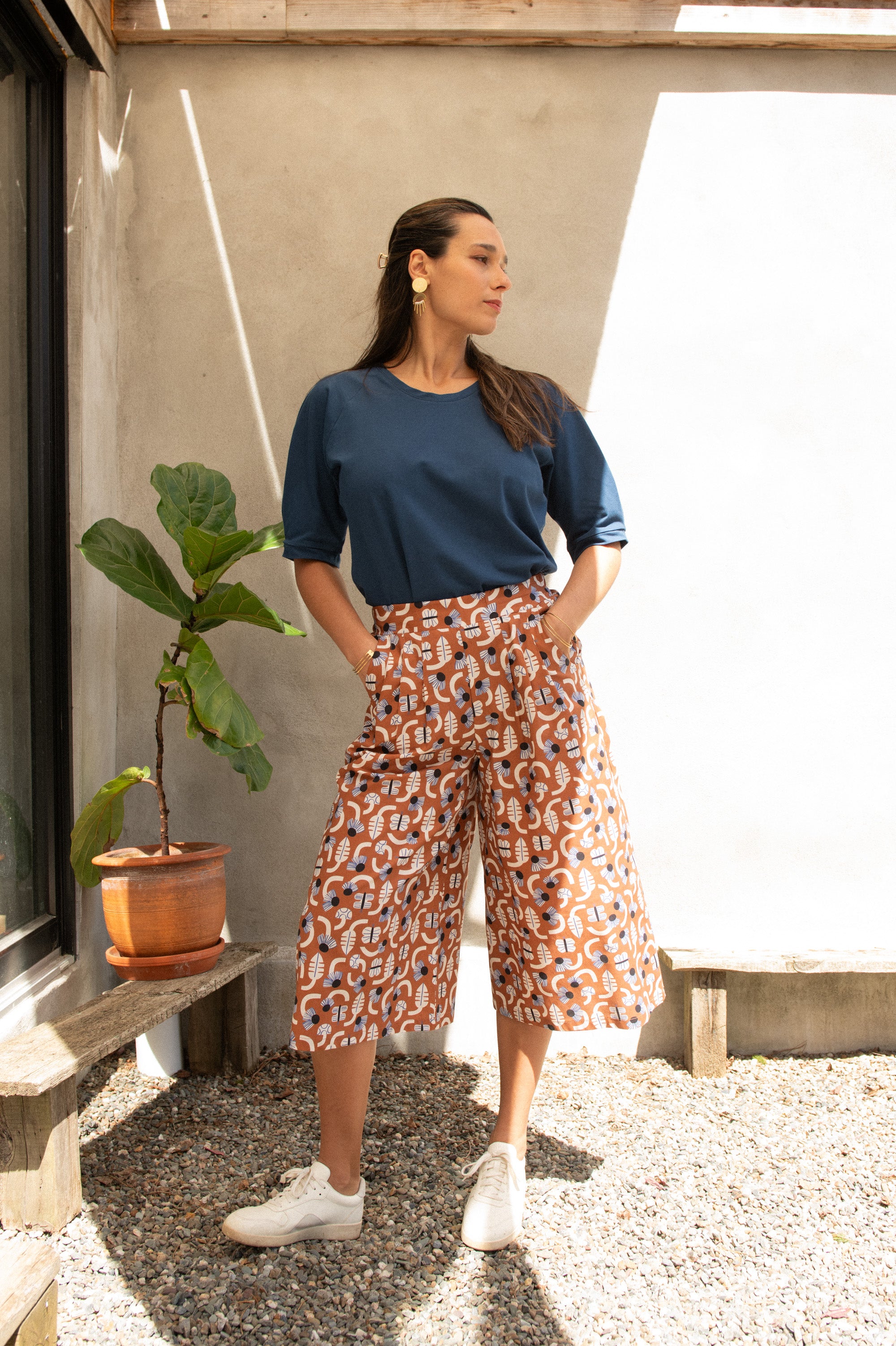 Pantalon Bégonia Foraging Coton Bio