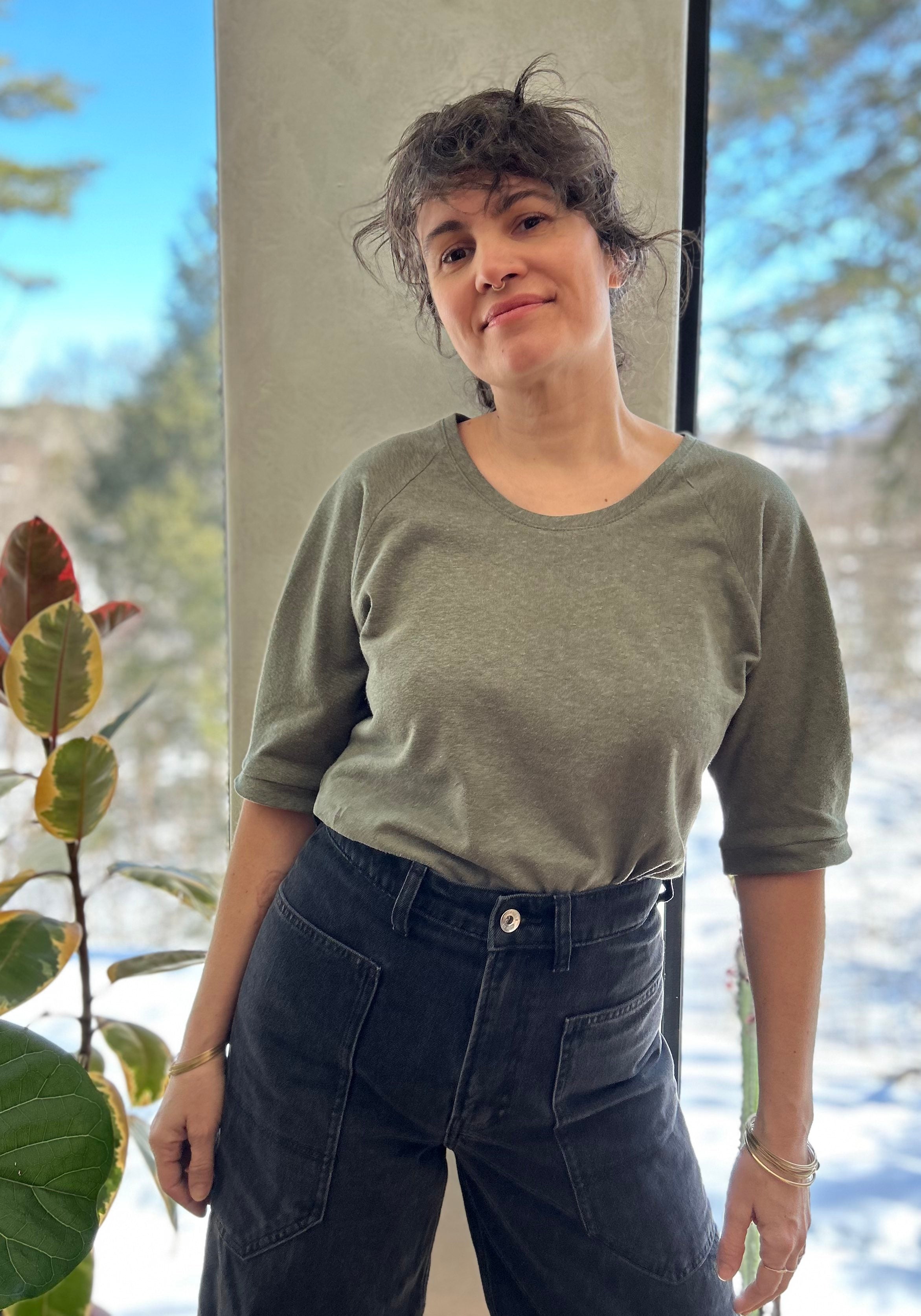 Top Vernus - Sauge - Chanvre Oeko-tex -