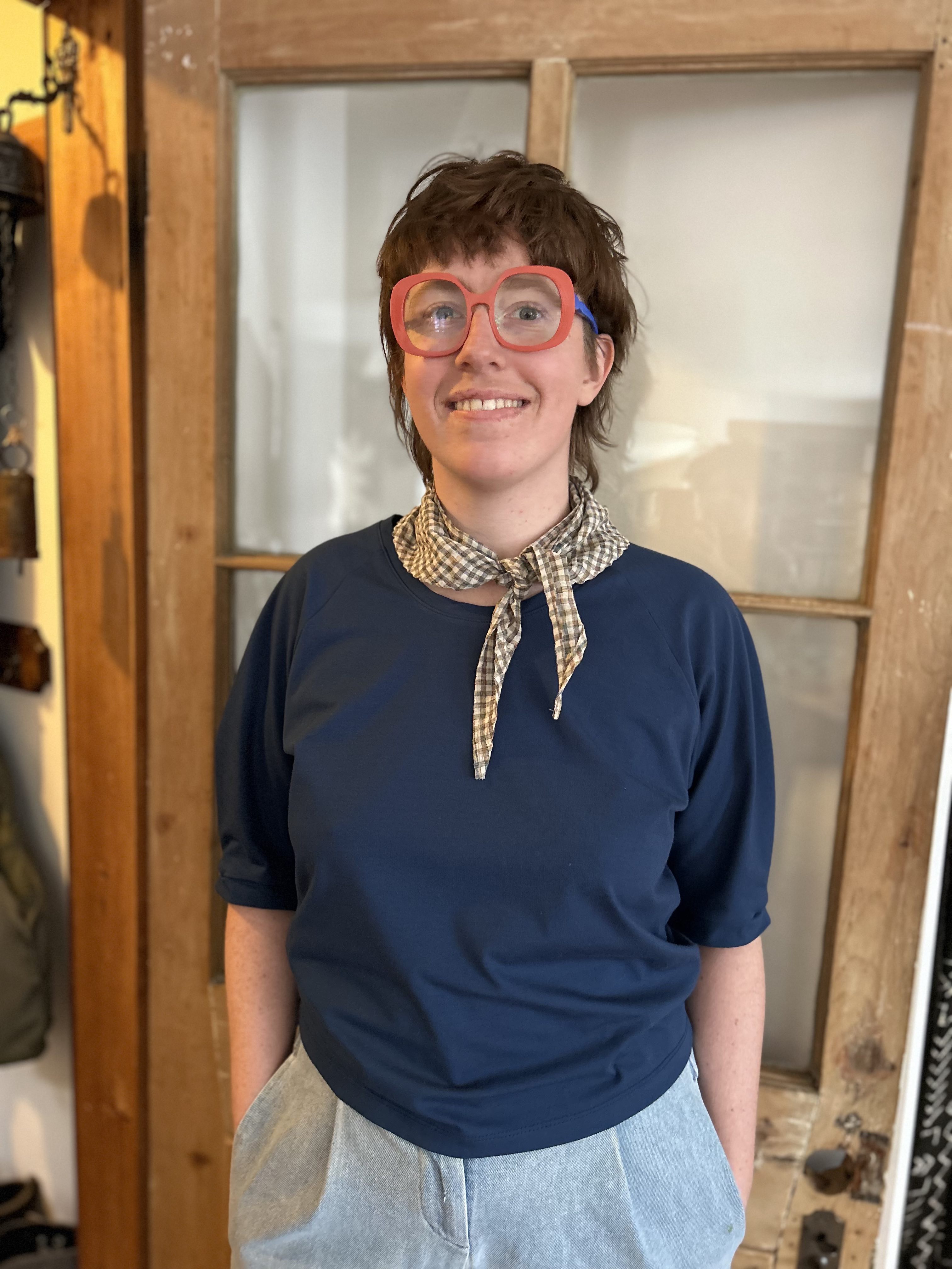 Foulard Ostara - Carreaux Multicolore -