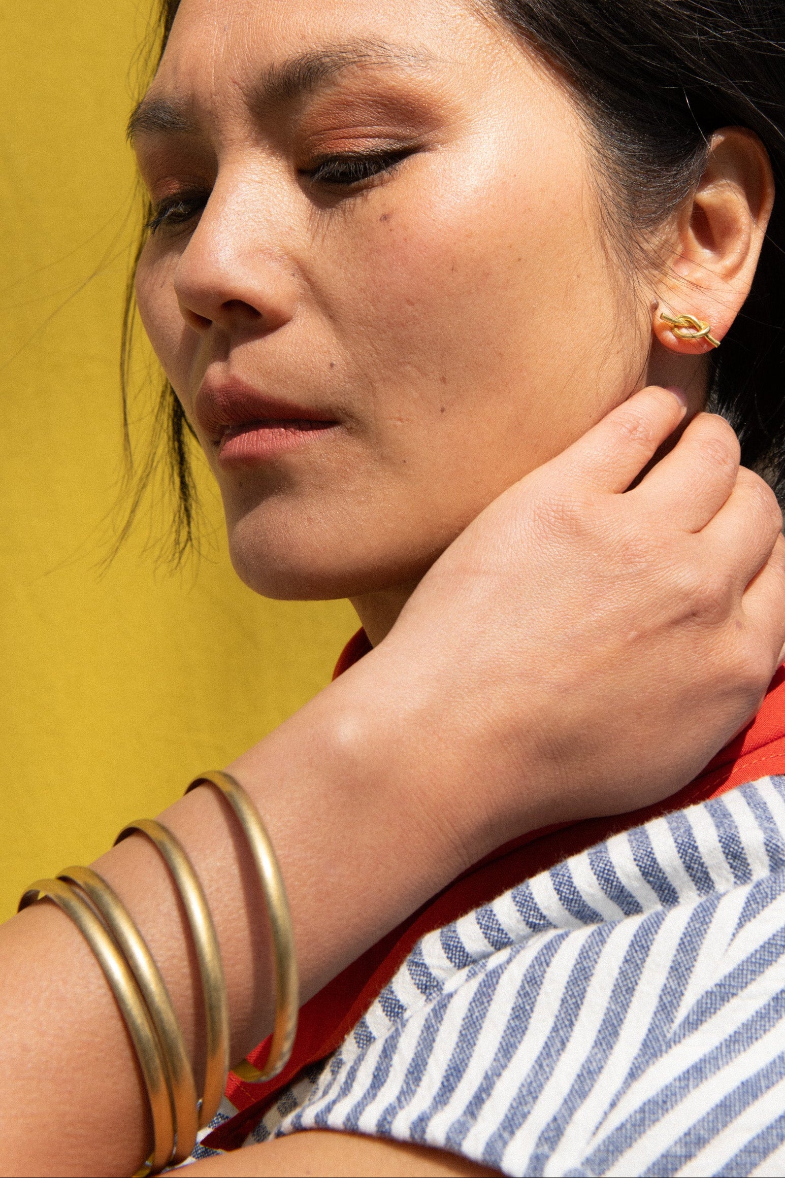Boucles d'oreilles Noeud -  KAZAK -