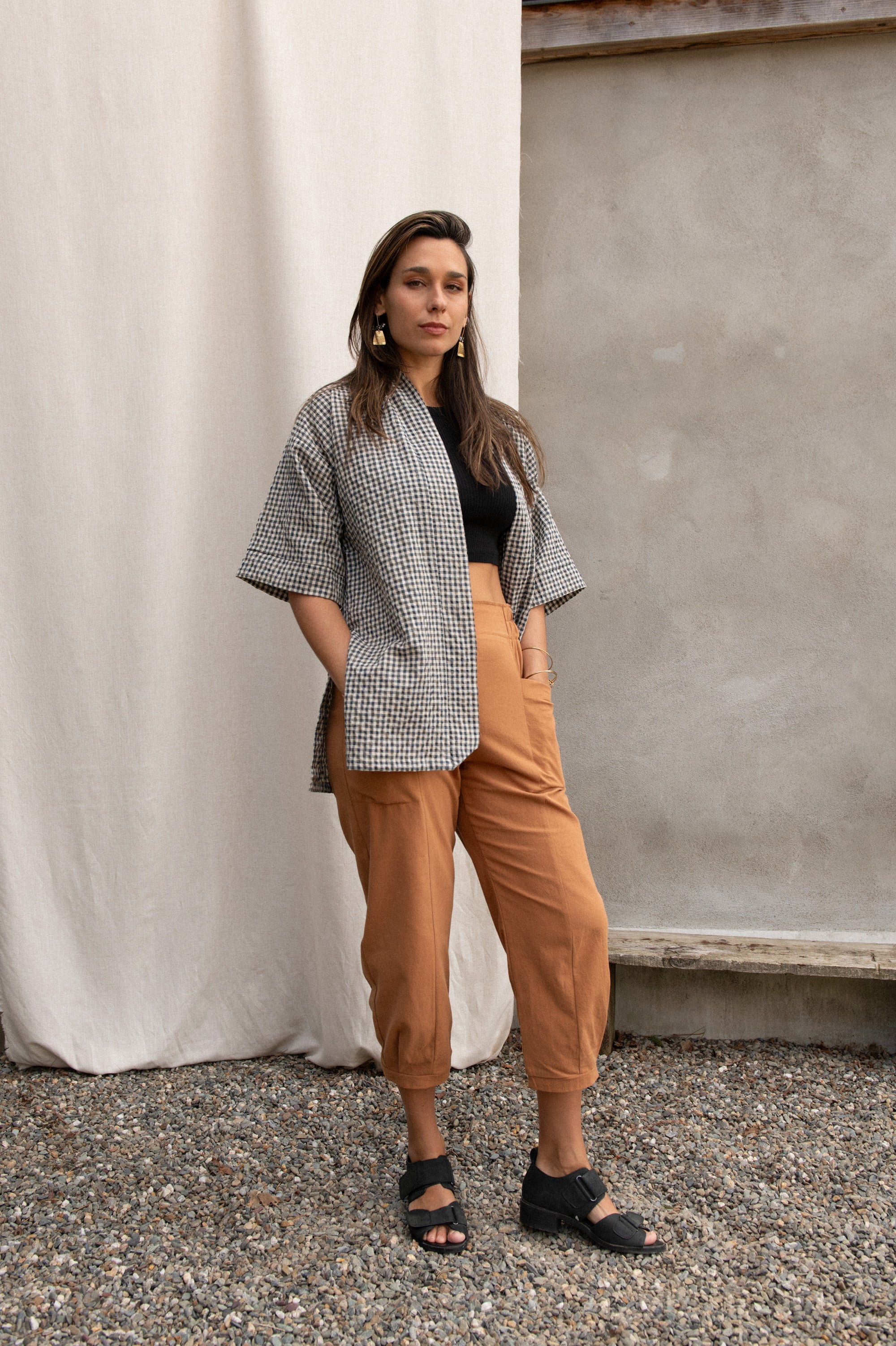Pantalon baril OXALIS Ginger