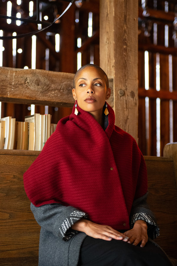 Foulard Sussex Rouge