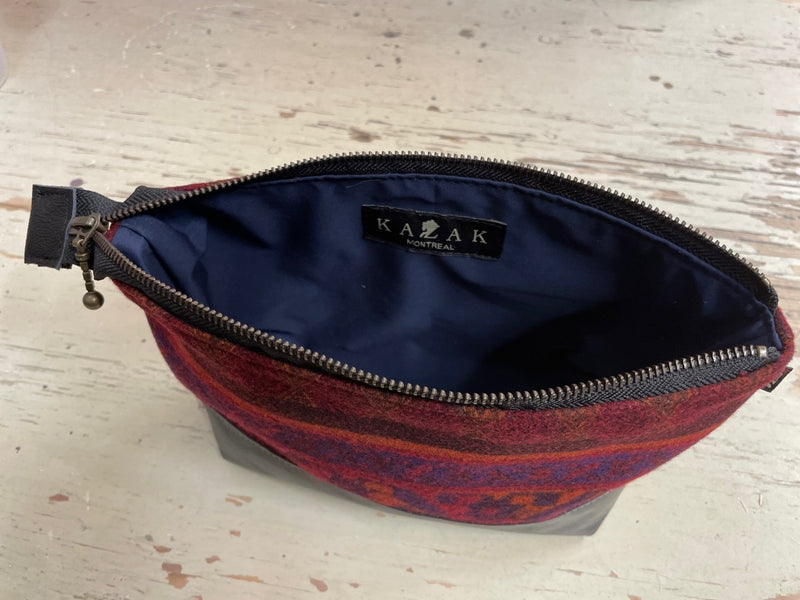 La Trousse - Retailles de tissu et cuir recyclé / Kusama mix - KAZAK